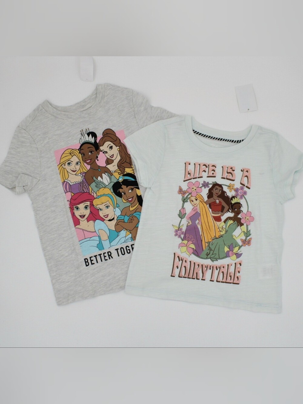 NWT Disney Princess Graphic Tees 2-Pack Girls 4T
